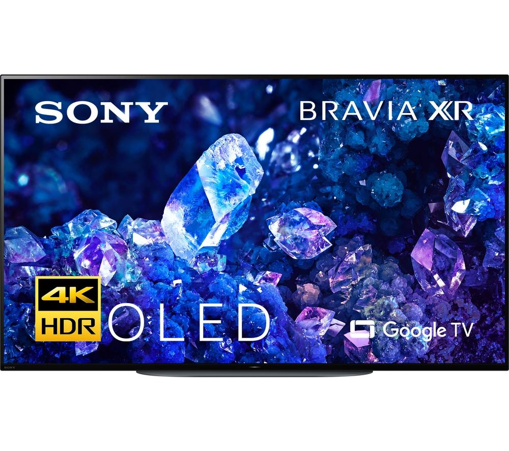 42" SONY BRAVIA XR-42A90KU Smart 4K Ultra HD HDR OLED TV with Google TV & Assistant, Black