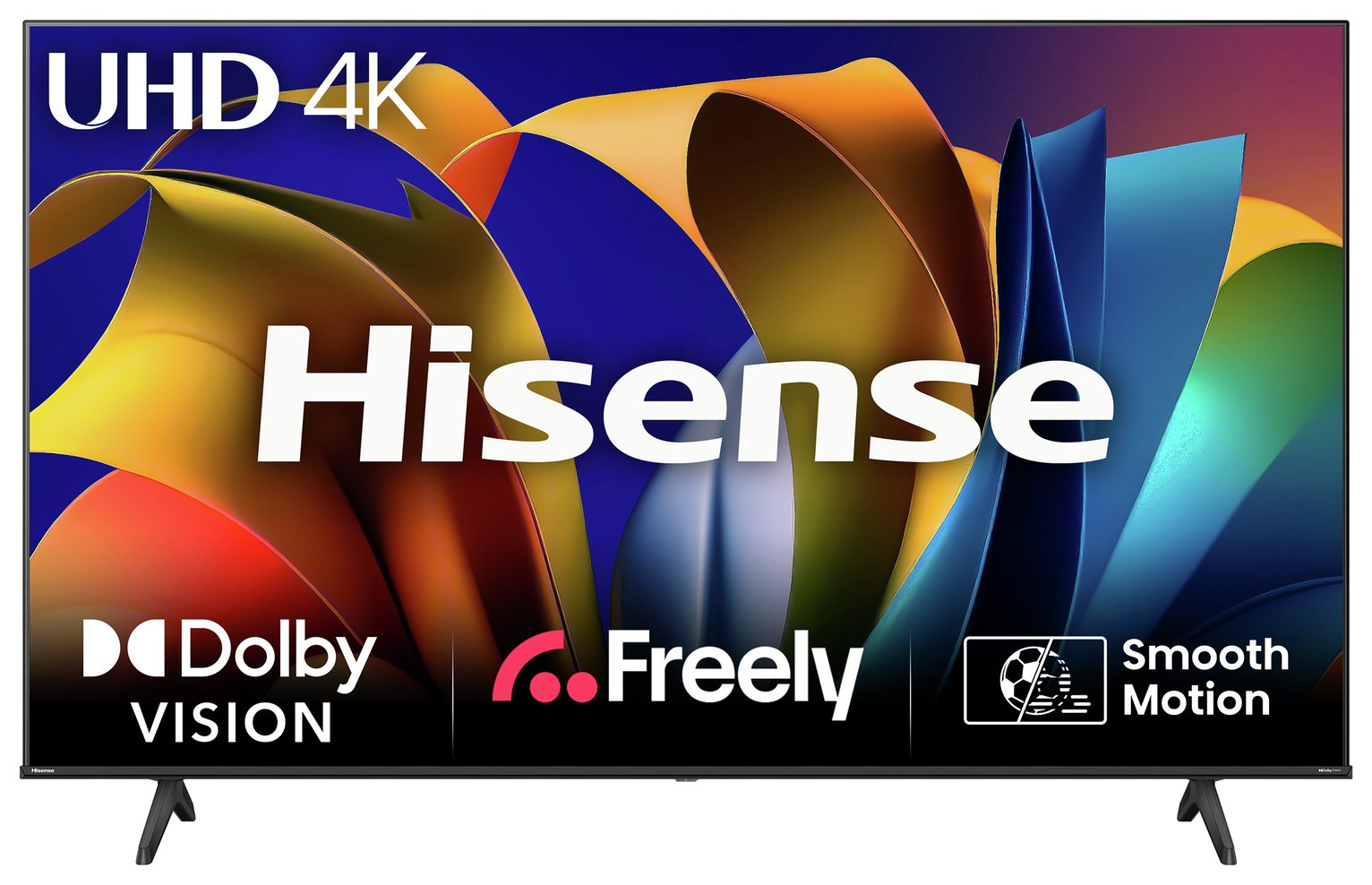 Hisense 43 Inch 43E6NTUK Smart 4K UHD HDR LED Freely TV