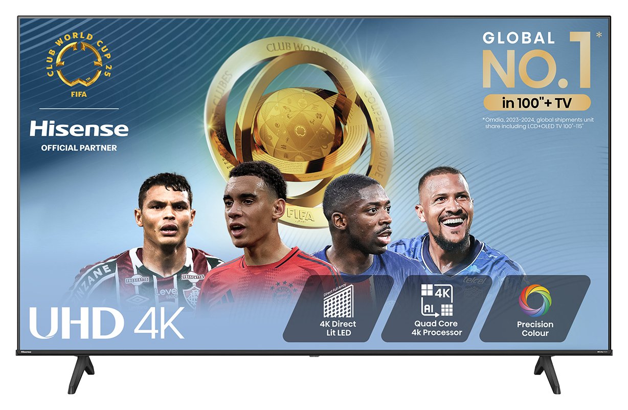 Hisense 43 Inch 43A6NTUK Smart 4K UHD HDR LED Freely TV