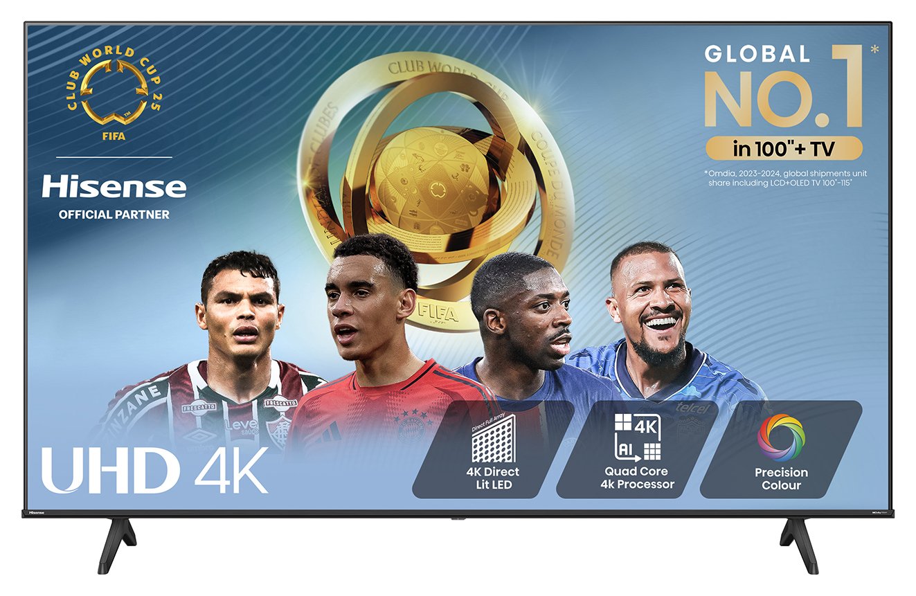 Hisense 55 Inch 55A6NTUK Smart 4K UHD HDR LED Freely TV