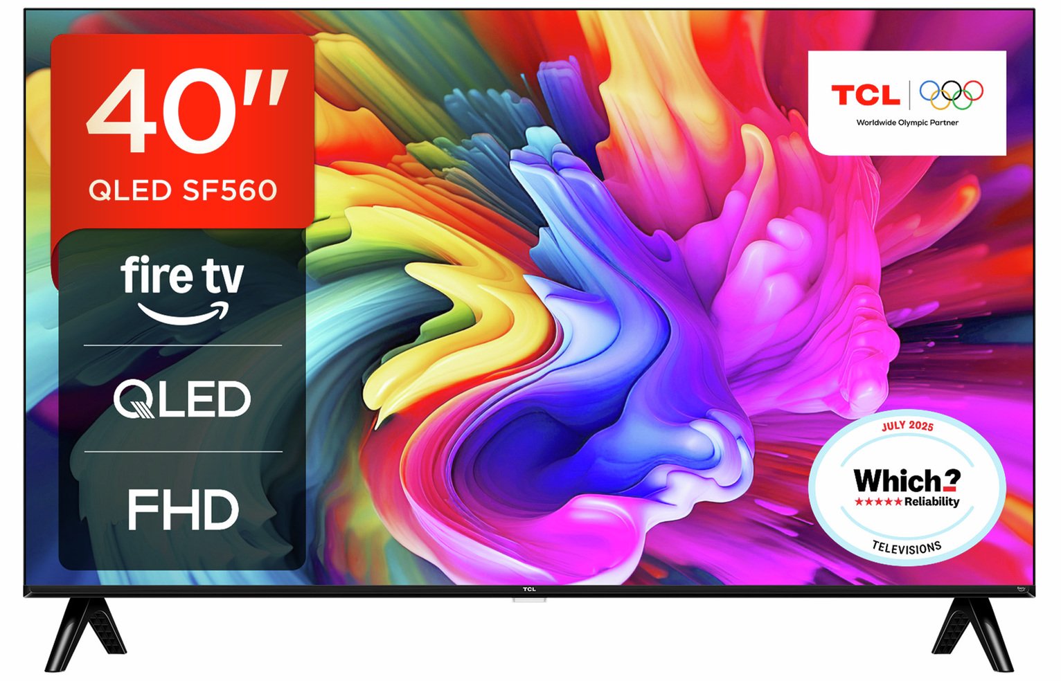 TCL 40 Inch 40SF560-UK Smart FHD HDR QLED Freely TV