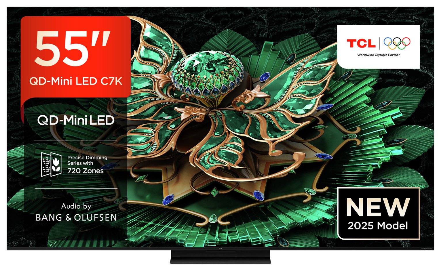 TCL 55 Inch 55C7K Smart 4K Ultra HD HDR QD-Mini LED TV