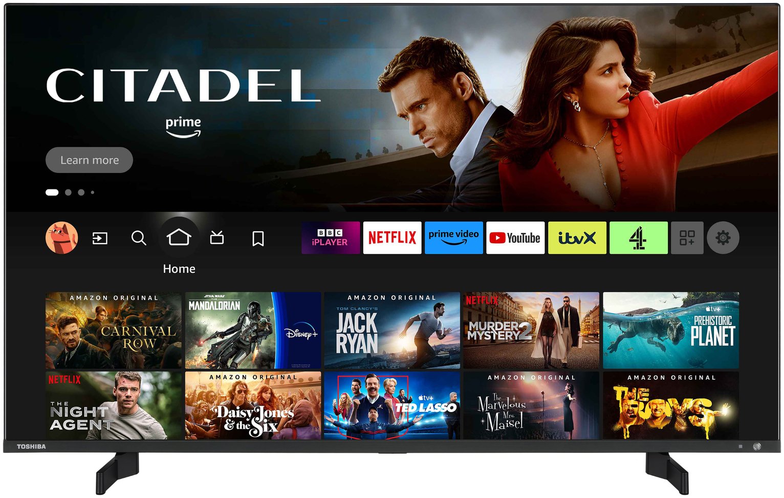 Toshiba Fire 43 Inch 43QF5D53DB Smart 4K UHD HDR QLED TV